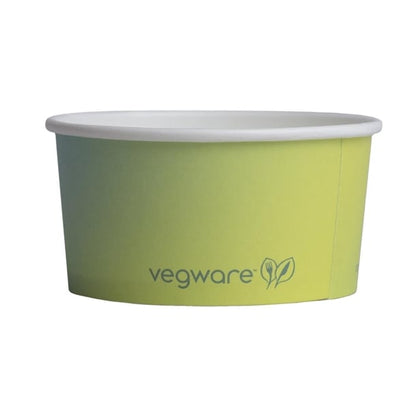 Vegware Double Scoop Ice Cream Pot Tutti Frutti 6oz (1000 Pack) hx484