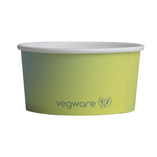 Vegware Double Scoop Ice Cream Pot Tutti Frutti 6oz (1000 Pack) hx484