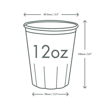 Vegware Nourish Moulded Fibre Hot Cup 89-Series 12oz (500 Pack) hx485