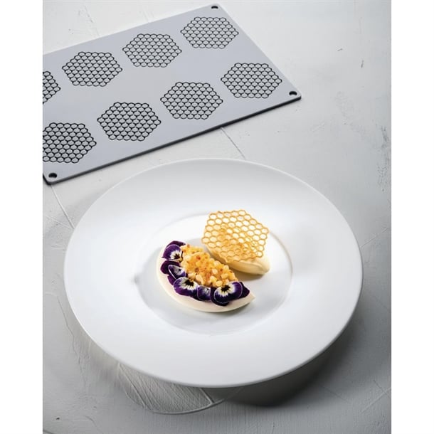 Pavoni Silicone Honey Comb Mould 300x200mm hx523