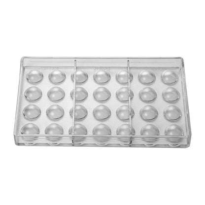 Pavoni 25x12mm Hemisphere Mould 275x175mm hx543
