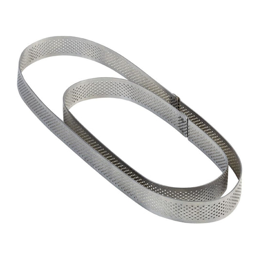 Pavoni Oval Stainless Steel Mould 290x90x35mm hx562