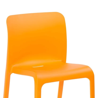 Origin POP Chair Deep Orange 480x500x790mm (2 Pack) hx763