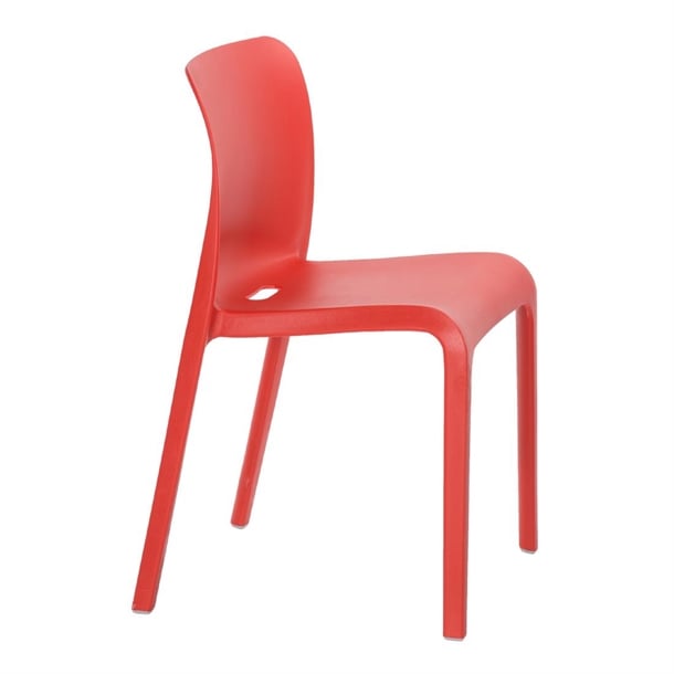 Origin POP Chair Pure Red 480x500x790mm (2 Pack) hx764