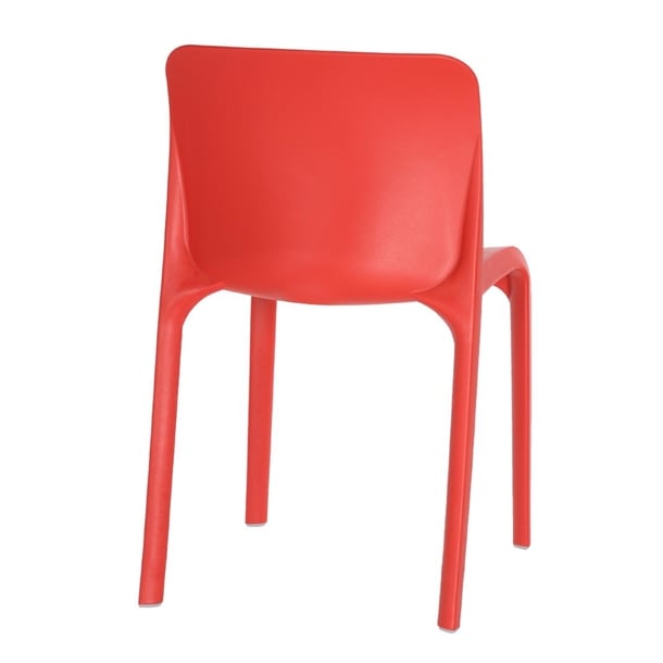 Origin POP Chair Pure Red 480x500x790mm (2 Pack) hx764