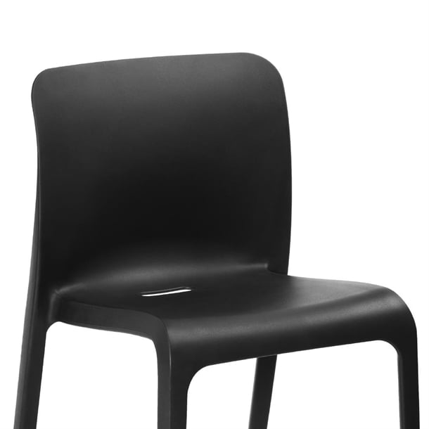 Origin POP Chair Traffic Black 480x500x790mm (2 Pack) hx769