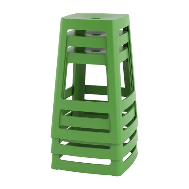 Origin Base Mid Stool May Green 430x430x650mm (2 Pack) hx779