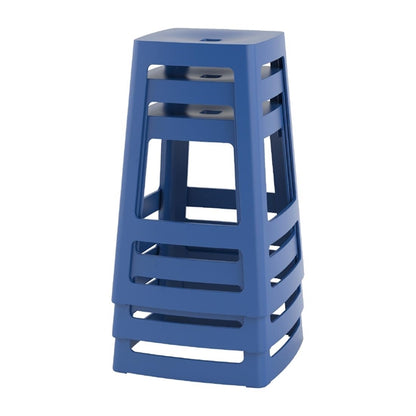 Origin Base Mid Stool Violet Blue 430x430x560mm (2 Pack) hx782
