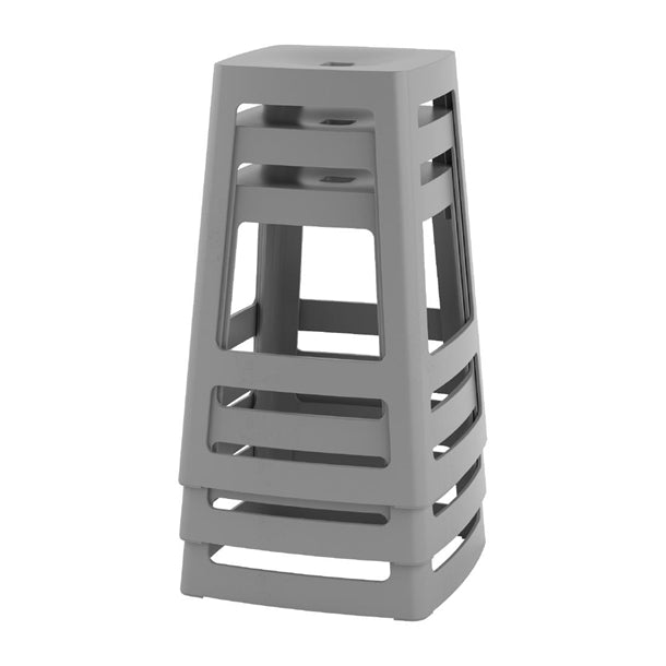 Origin Base Mid Stool Mouse Grey 430x430x560mm (2 Pack) hx784