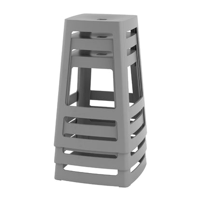 Origin Base Mid Stool Mouse Grey 430x430x560mm (2 Pack) hx784