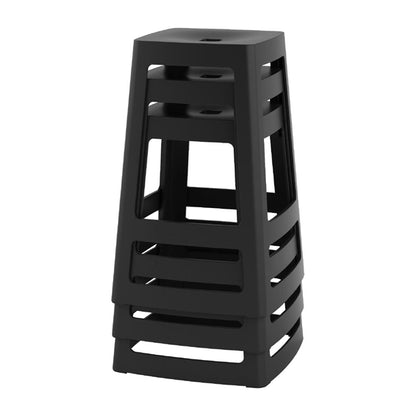 Origin Base Mid Stool Traffic Black 430x430x560mm (2 Pack) hx785