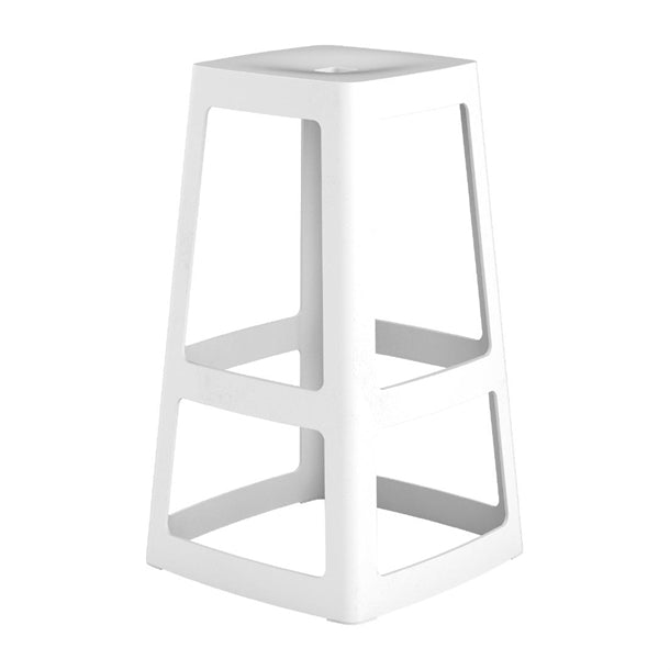 Origin Base High Stool Traffic White 440x440x750mm (2 Pack) hx786