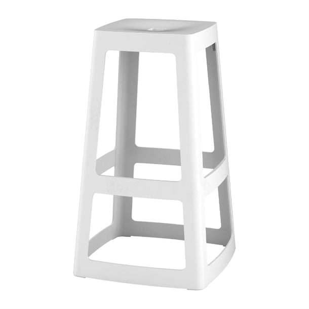 Origin Base High Stool Traffic White 440x440x750mm (2 Pack) hx786