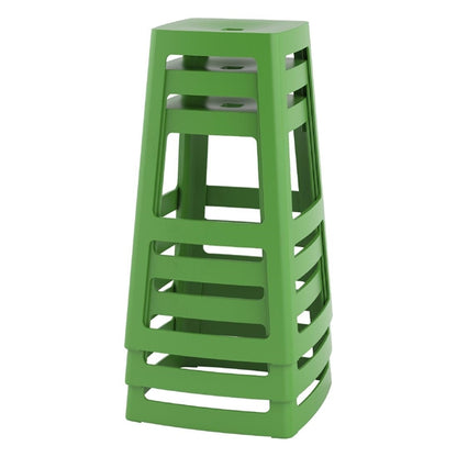 Origin Base High Stool May Green 450x450x750mm (2 Pack) hx787