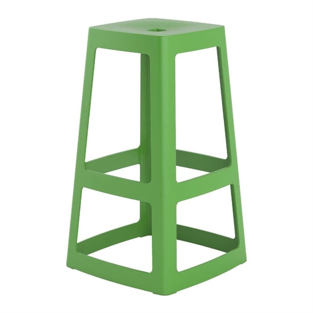 Origin Base High Stool May Green 450x450x750mm (2 Pack) hx787