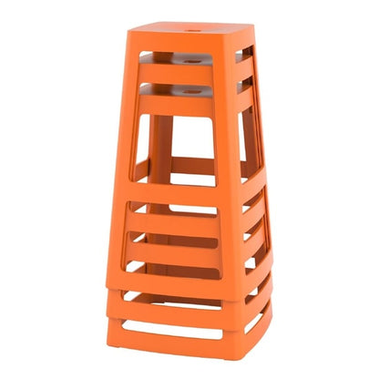 Origin Base High Stool Signal Orange 450x450x750mm (2 Pack) hx788