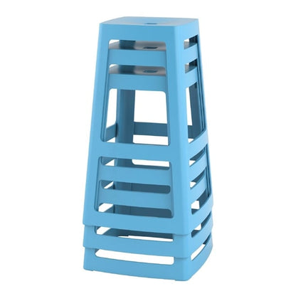 Origin Base High Stool Pastel Blue 450x450x750mm (2 Pack) hx789
