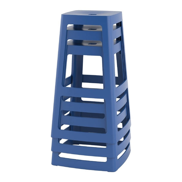Origin Base High Stool Violet Blue 450x450x750mm (2 Pack) hx790