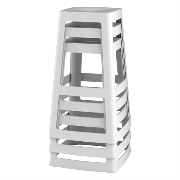 Origin Base High Stool Light Grey 450x450x750mm (2 Pack) hx791