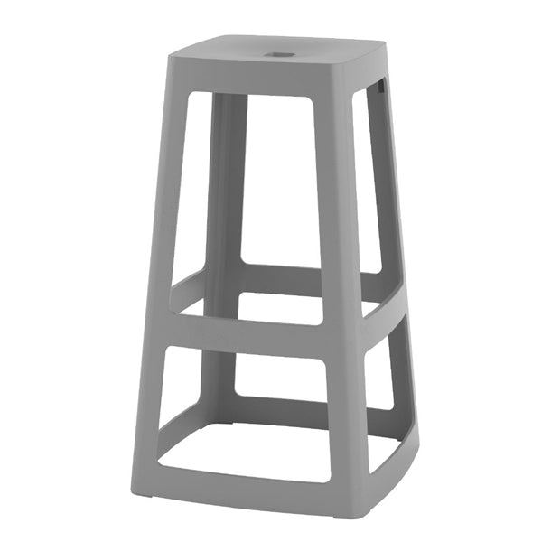 Origin Base High Stool Mouse Grey 450x450x750mm (2 Pack) hx792