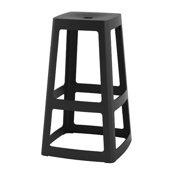 Origin Base High Stool Traffic Black 450x450x750mm (2 Pack) hx793