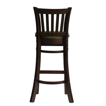 Manhattan Bar Chair in Dark Walnut with Shetland Forest Seat hx854