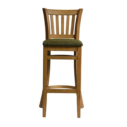 Manhattan Bar Chair in Weathered Oak with Shetland Forest Seat hx868