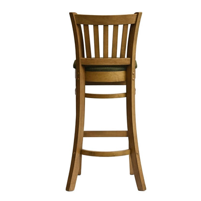 Manhattan Bar Chair in Weathered Oak with Shetland Forest Seat hx868