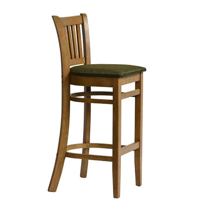 Manhattan Bar Chair in Weathered Oak with Shetland Forest Seat hx868