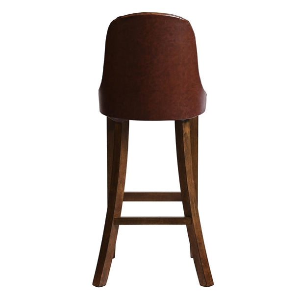 Kilsby Bar Chair in Vintage with Bison Espresso Seat hx901