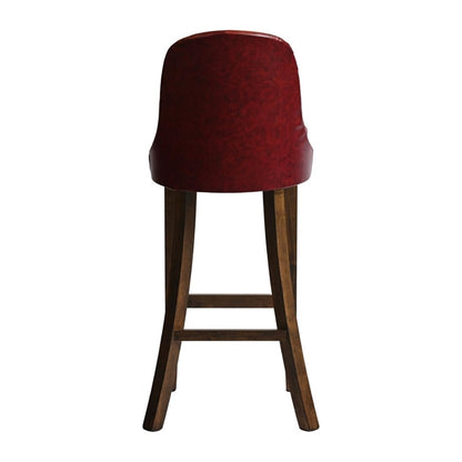 Kilsby Bar Chair in Vintage with Bison Bordeaux Seat hx903