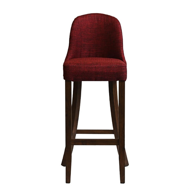 Kilsby Bar Chair in Vintage with Shetland Scarlett Seat hx907