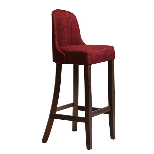 Kilsby Bar Chair in Vintage with Shetland Scarlett Seat hx907