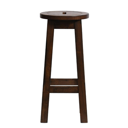Wooden Top High Stool in Vintage (2 Pack) hx910