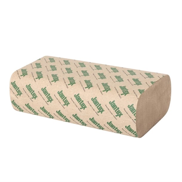 Jantex Green 100% Recycled Z Fold Hand Towels 2ply (2250 Sheets) hx935