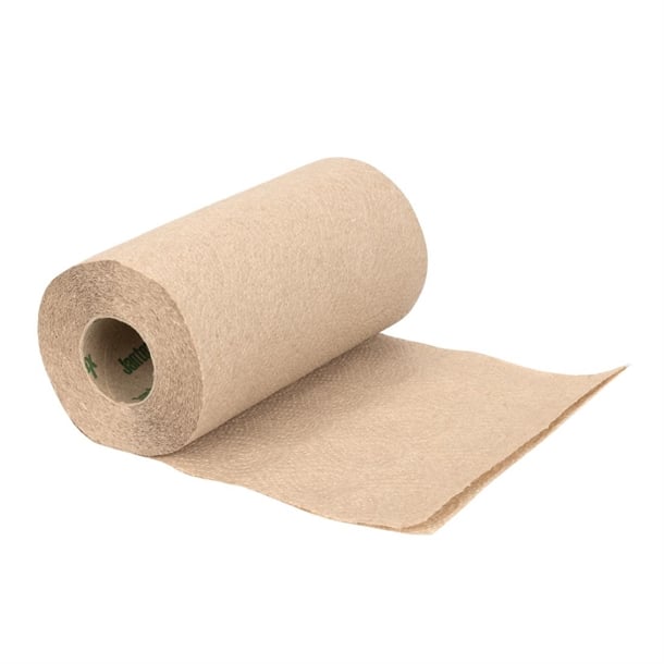Jantex Green 100% Recycled Kitchen Roll 75 Sheets (24 Pack) hx937