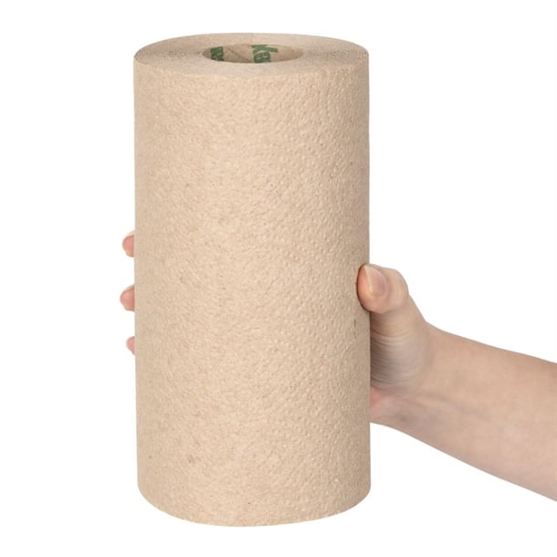 Jantex Green 100% Recycled Kitchen Roll 75 Sheets (24 Pack) hx937
