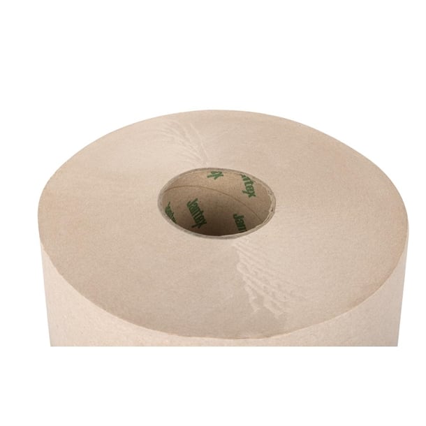 Jantex Green 100% Recycled Jumbo Roll Refill 2ply 300m (6 Pack) hx938