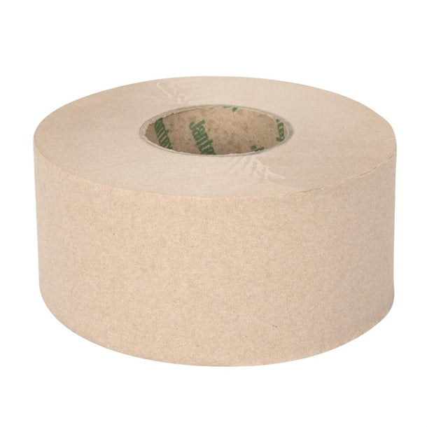 Jantex Green 100% Recycled Mini Jumbo Roll Refill 2ply - 150m (12 Pack) hx939
