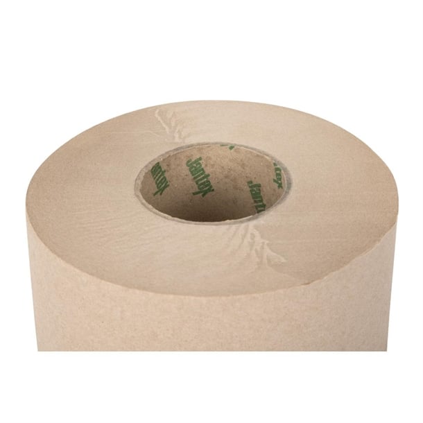 Jantex Green 100% Recycled Mini Jumbo Roll Refill 2ply - 150m (12 Pack) hx939