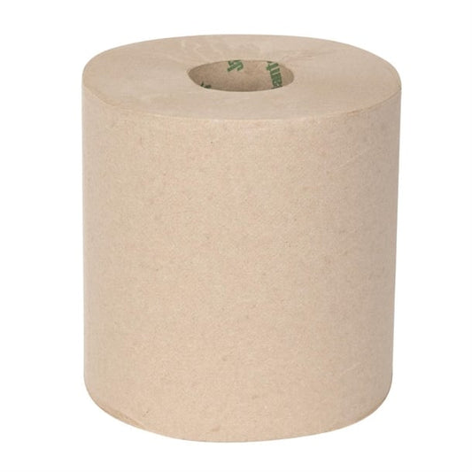 Jantex Green 100% Recycled Centre Feed Roll 2ply - 120m (6 Pack) hx940