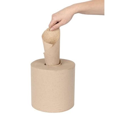 Jantex Green 100% Recycled Centre Feed Roll 2ply - 120m (6 Pack) hx940