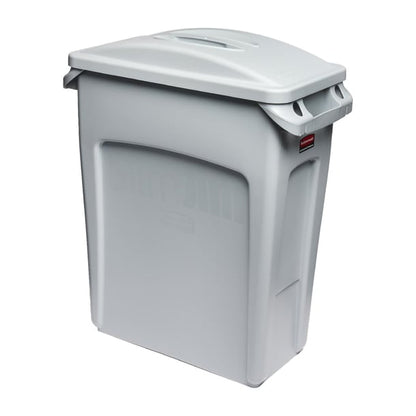Rubbermaid Slim Jim Handle Grey Lid hy032