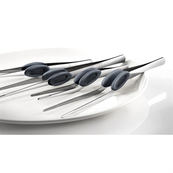 Deglon Straight Fish Bone Tweezer Bevelled Ends 12cm hy086