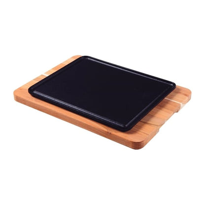 Tramontina Pre-Seasoned Cast Iron Sizzler Plate 350x250mm hy089