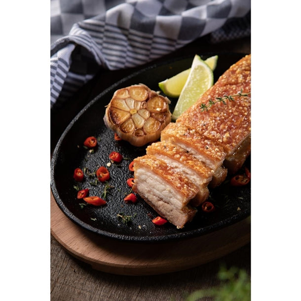 Tramontina Pre-Seasoned Cast Iron Fajita Sizzler 305x185mm hy090