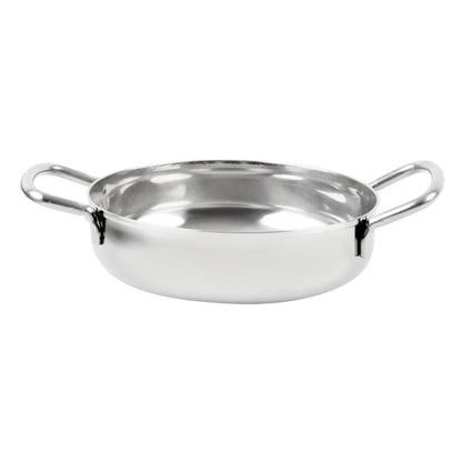 Olympia Table Presentation Double Handle Dish Stainless Steel 125mm hy100