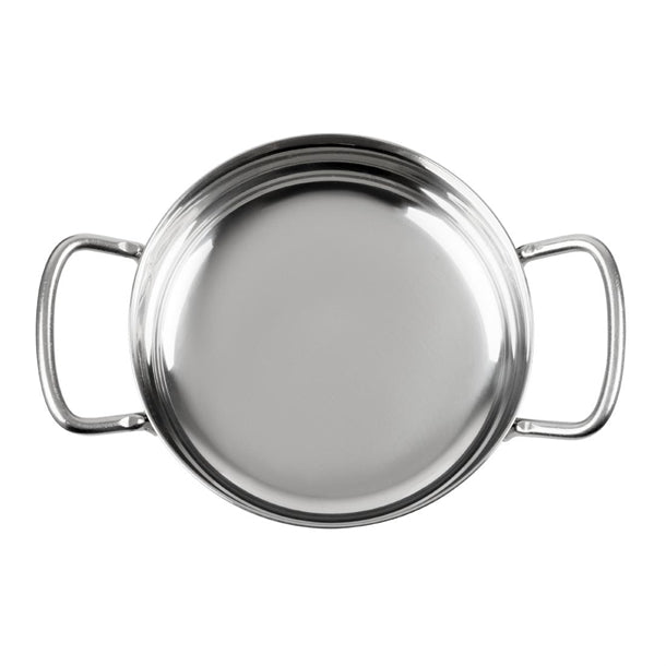 Olympia Table Presentation Double Handle Dish Stainless Steel 125mm hy100