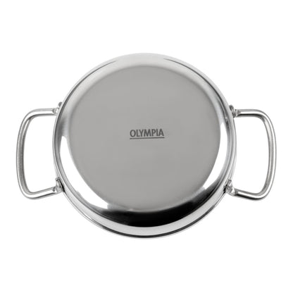 Olympia Table Presentation Double Handle Dish Stainless Steel 125mm hy100