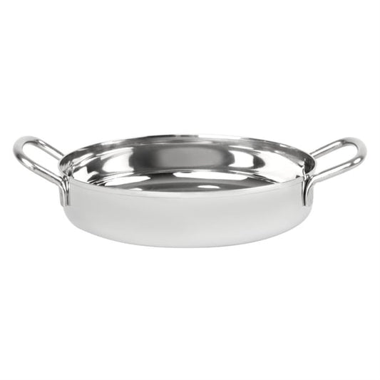 Olympia Table Presentation Double Handle Dish Stainless Steel 180mm hy102